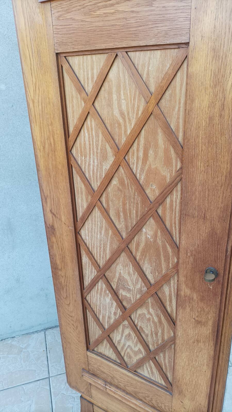 Vintage oak wardrobe