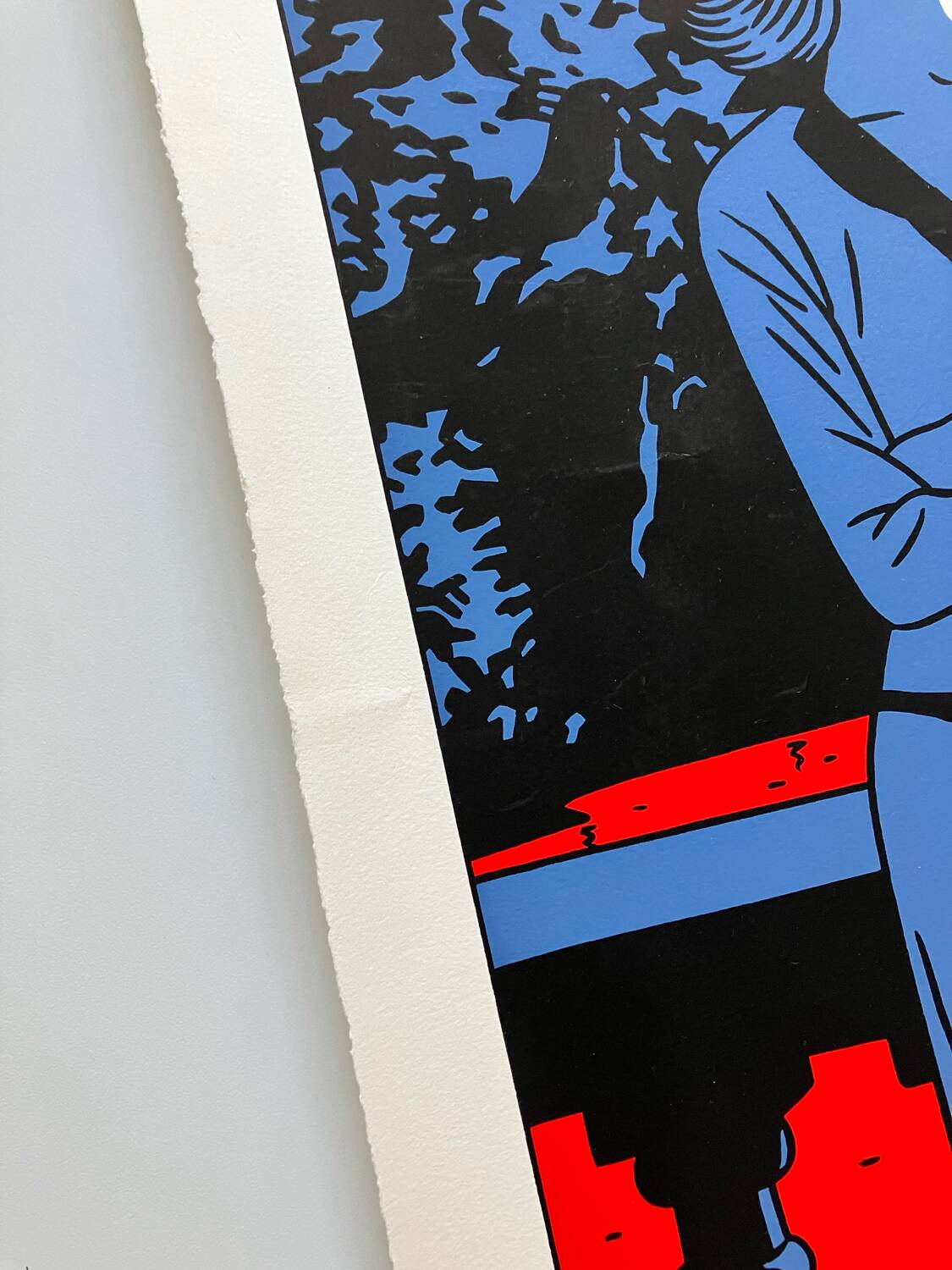 Floc'h signed silkscreen print of the film Petites Coupures by Pascal Bonitzer