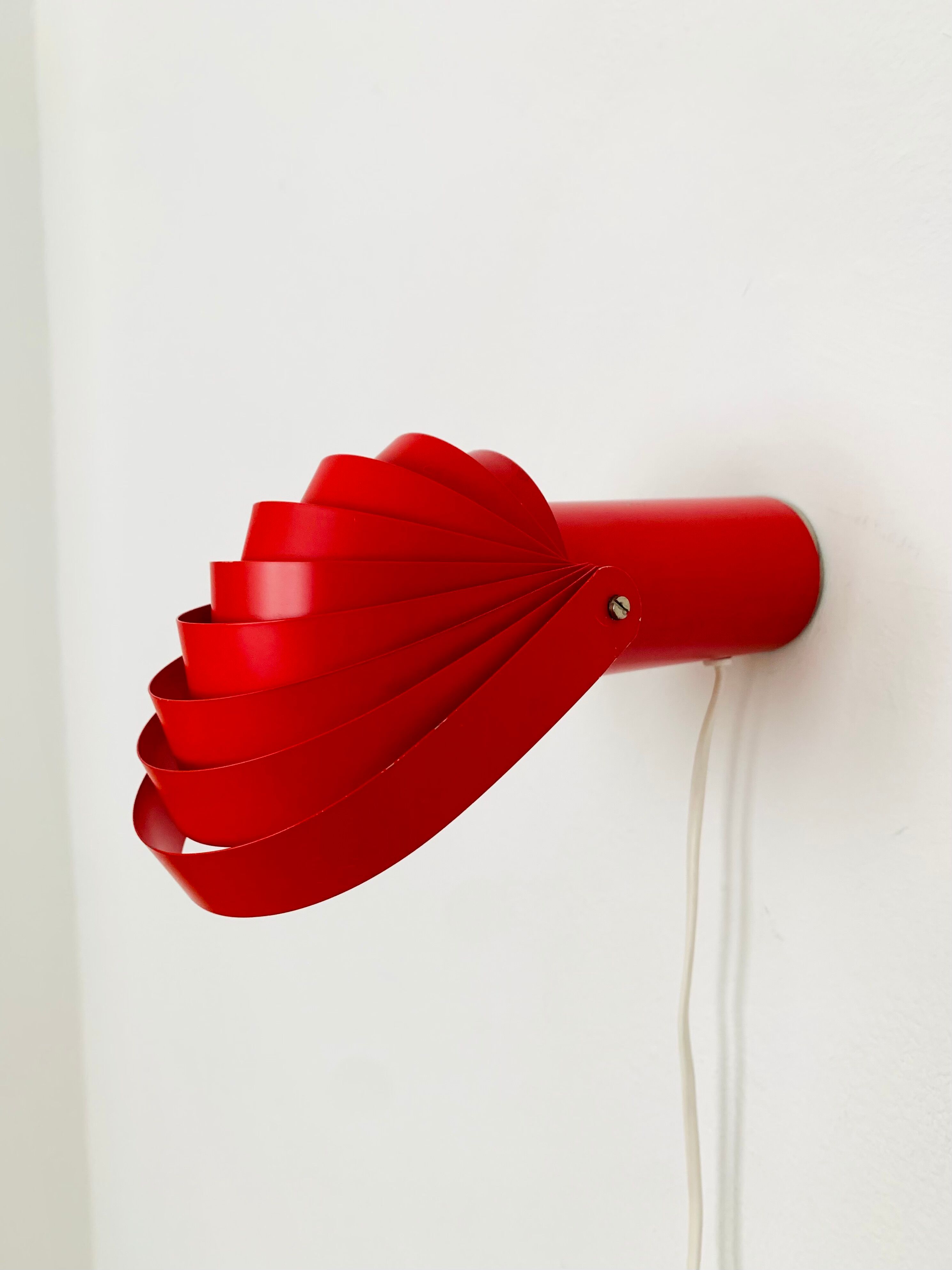 Metal Wall Lamp by E.R. Nele for Temde