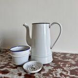 Large enameled coffee pot