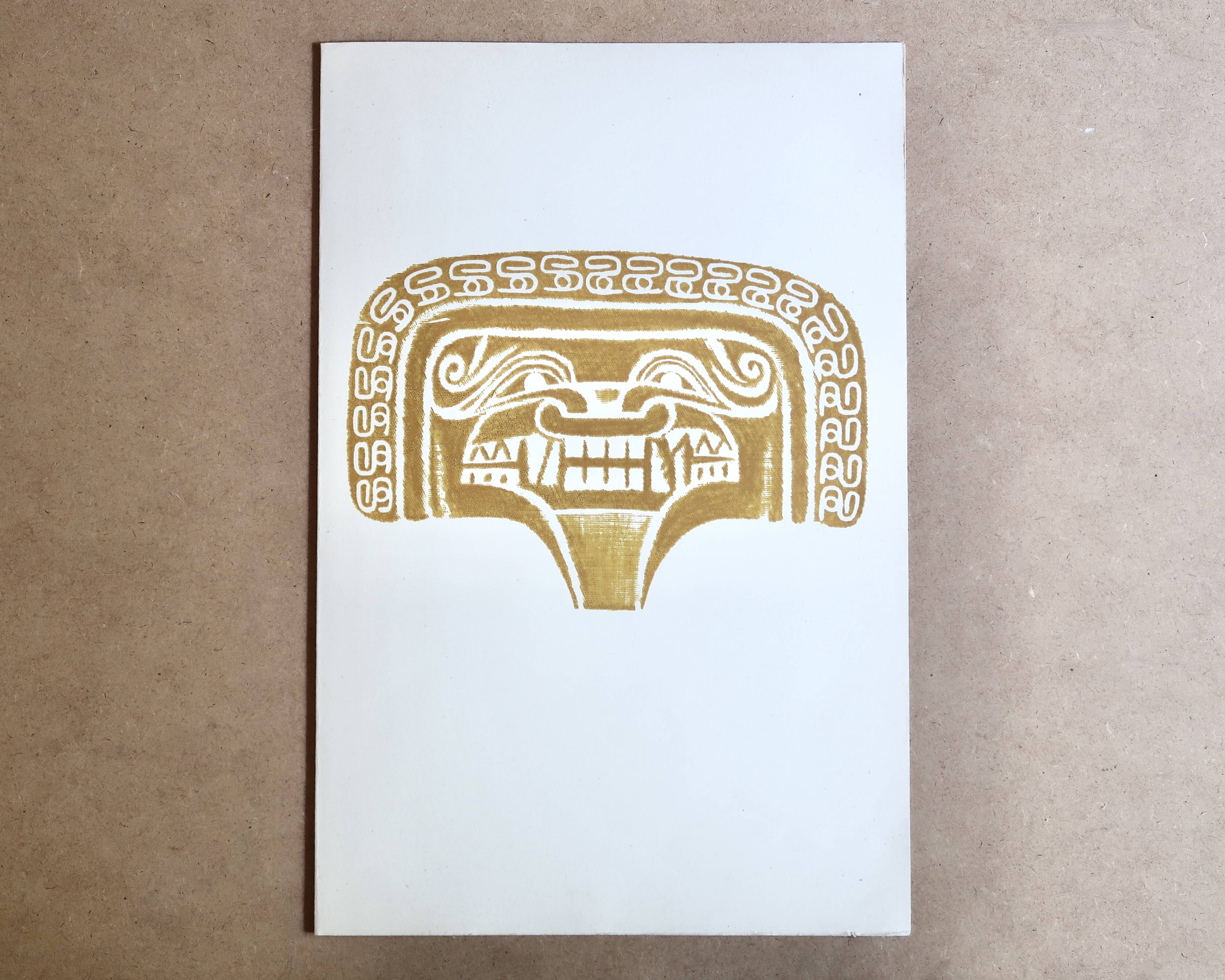 Estampe originale Pré-Colombienne, années 60