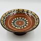 Ceramic footed bowl from Troyan, Bulgaria.