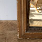 Old foot mirror gilded