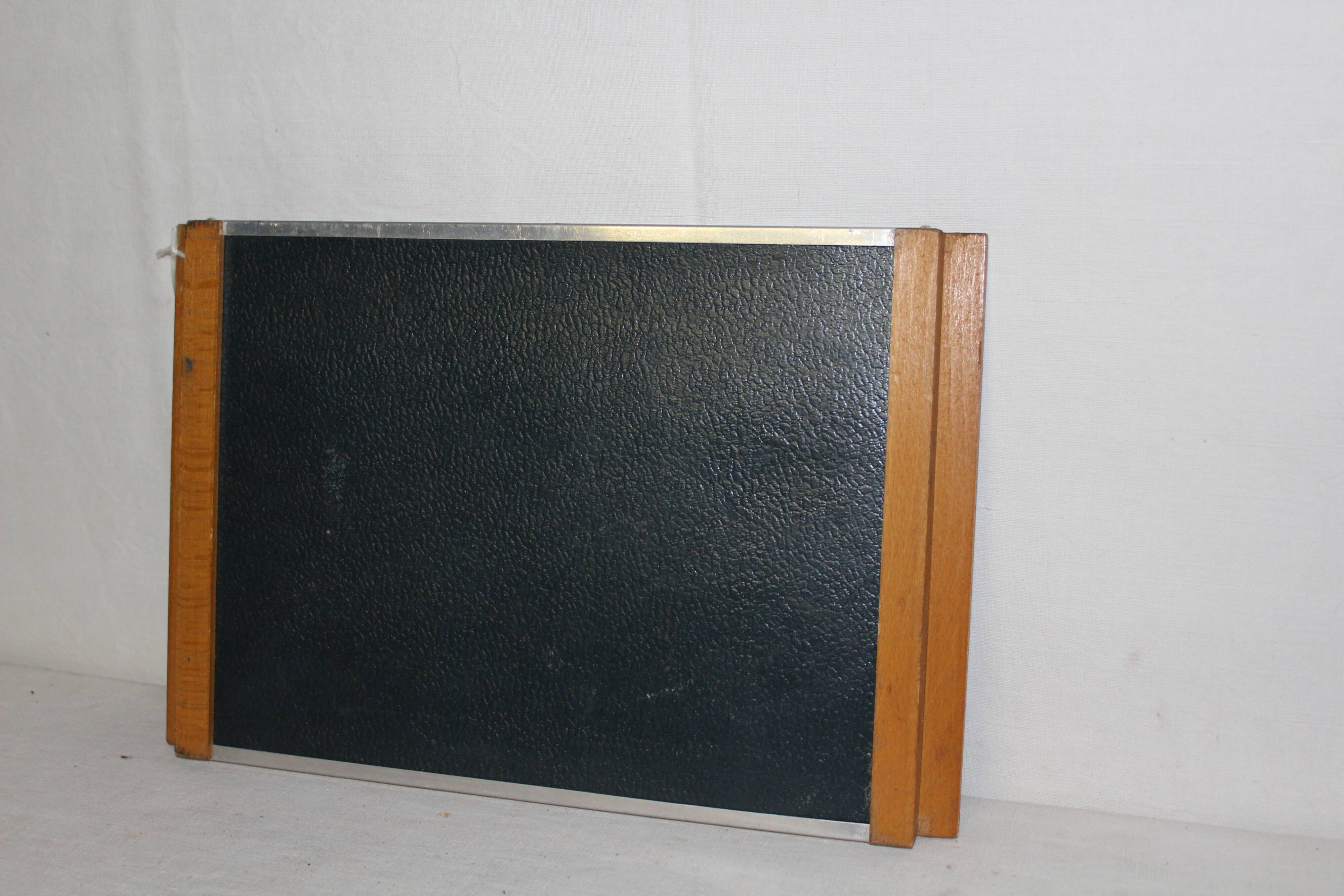 Mirror tray with wooden handles, early 20th century