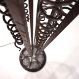 Lampadaire Art Nouveau en fer forgé, 1920