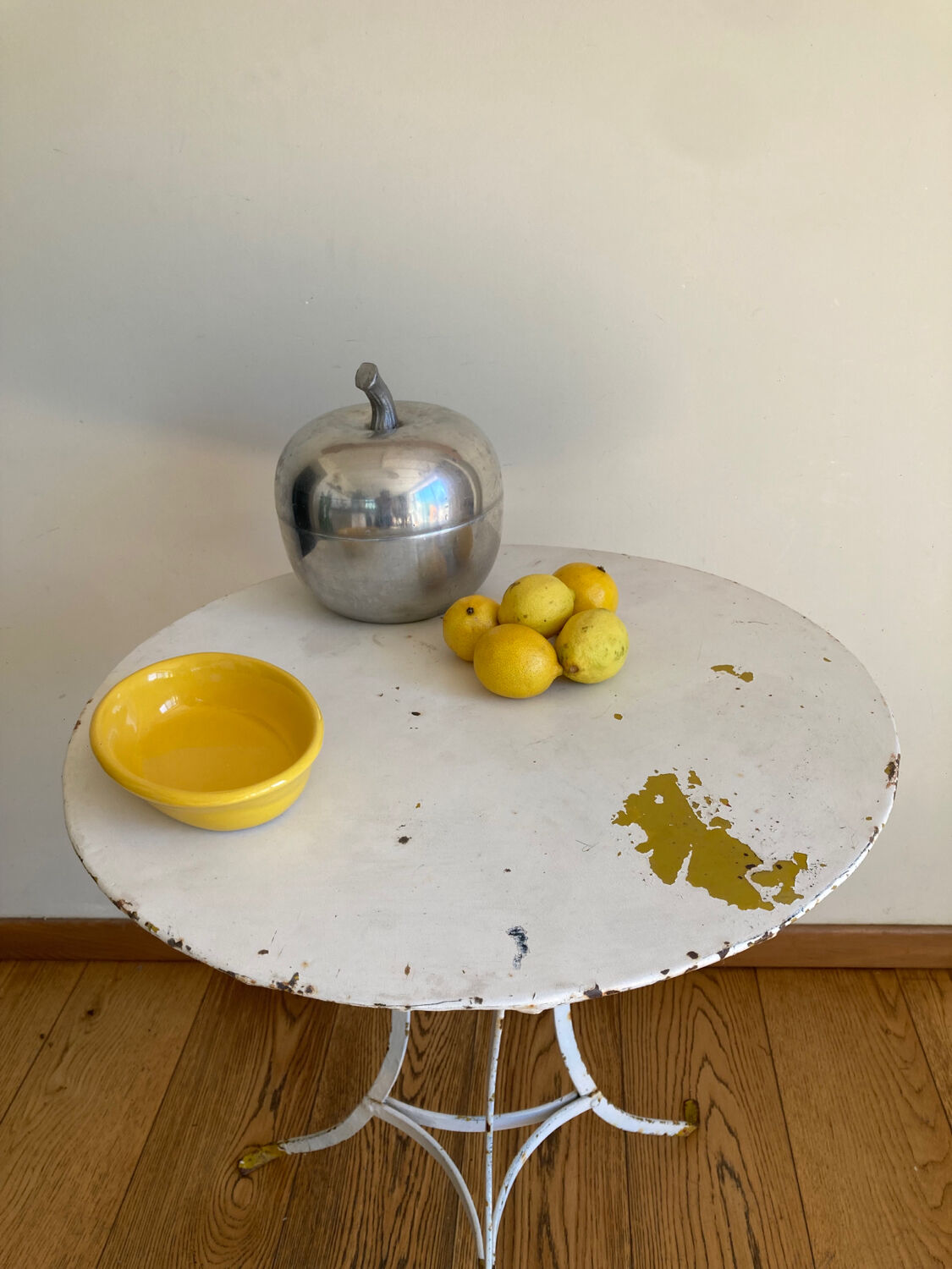 Antique garden pedestal table 1900