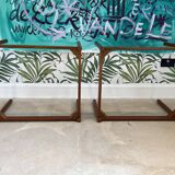 2 tables d'Appoint en teck par Hans Olsen