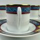 Raynaud Limoges — Six porcelain coffee cups, Pégase model