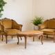 Paire de fauteuils marquise style Louis XV
