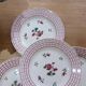 4 plates model Rosa from the French factory of Digoin