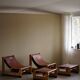 Francesco Lucianetti, Lounge chairs in leather and elm, Italian modern, 1960s