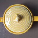 Old yellow earthenware dinette