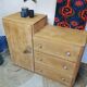 Asymmetrical art deco dresser