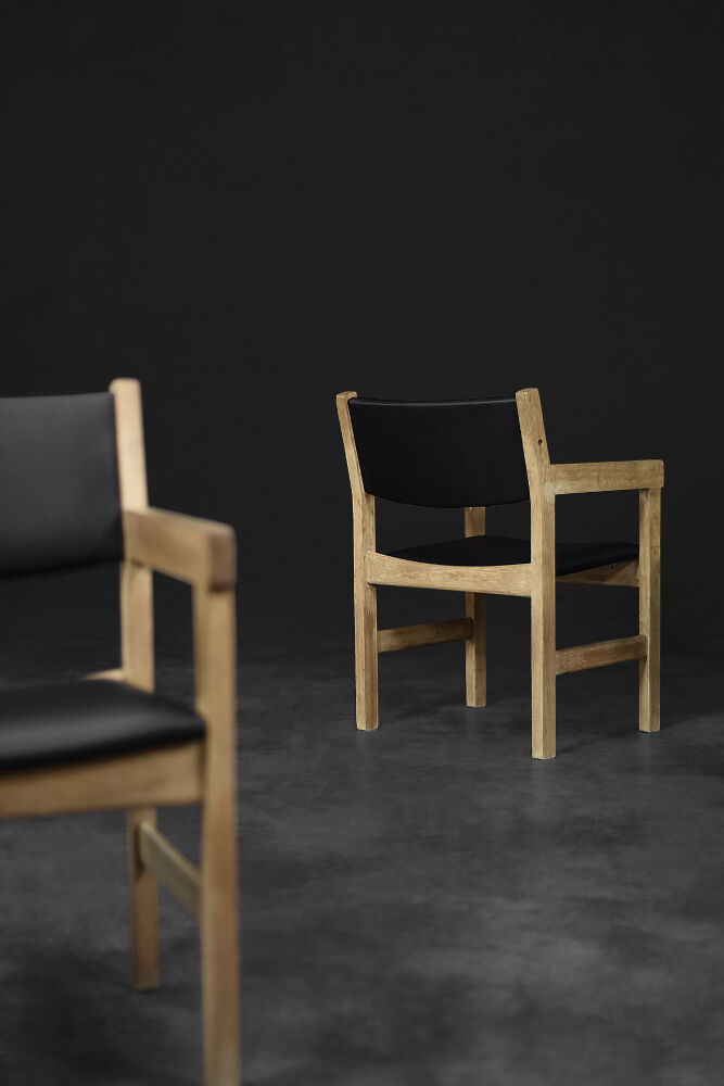 Vintage Danish oak chairs from the mid-century by Hans J. Wegner for Getama, 1960s, set of 4.