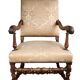 Fauteuil dans le style de Louis XIII, artisanal, ancien