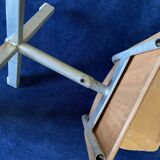 Chaise d’écolier enfant style industriel