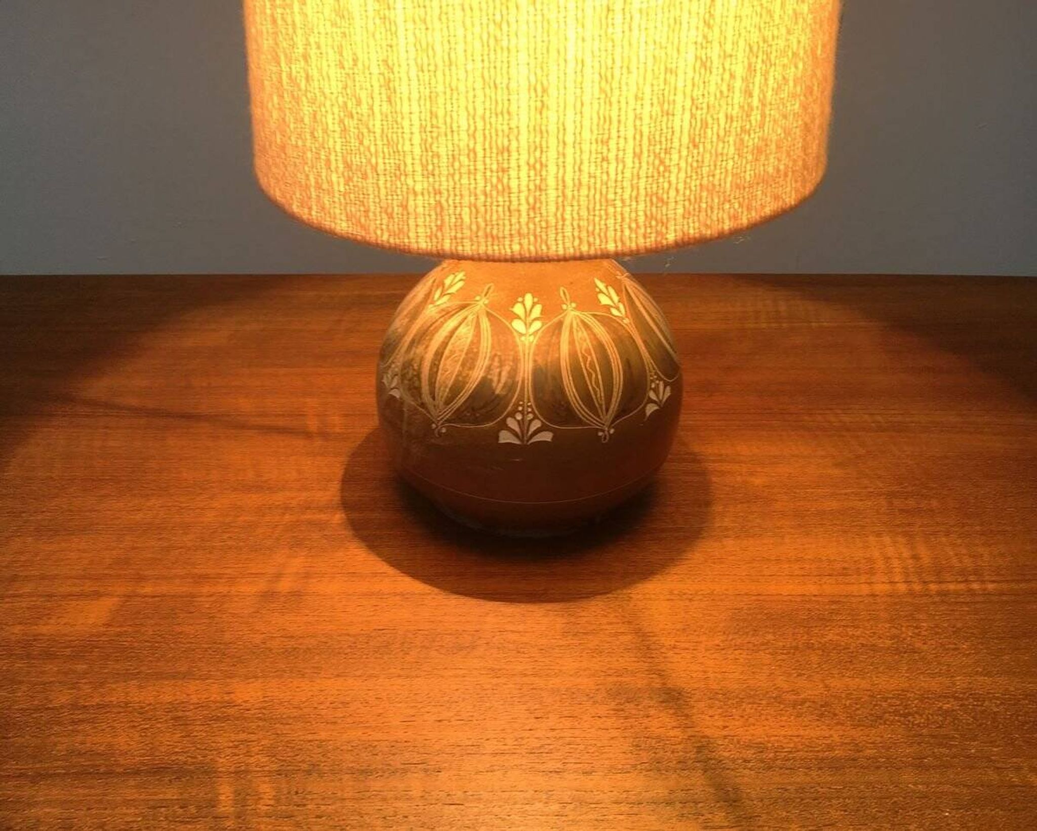 Mid-century German ceramic table lamp by Thoms Keramik.