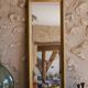 Miroir doré ancien 32x84cm