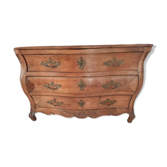 curved chest of drawers 18th louis xv