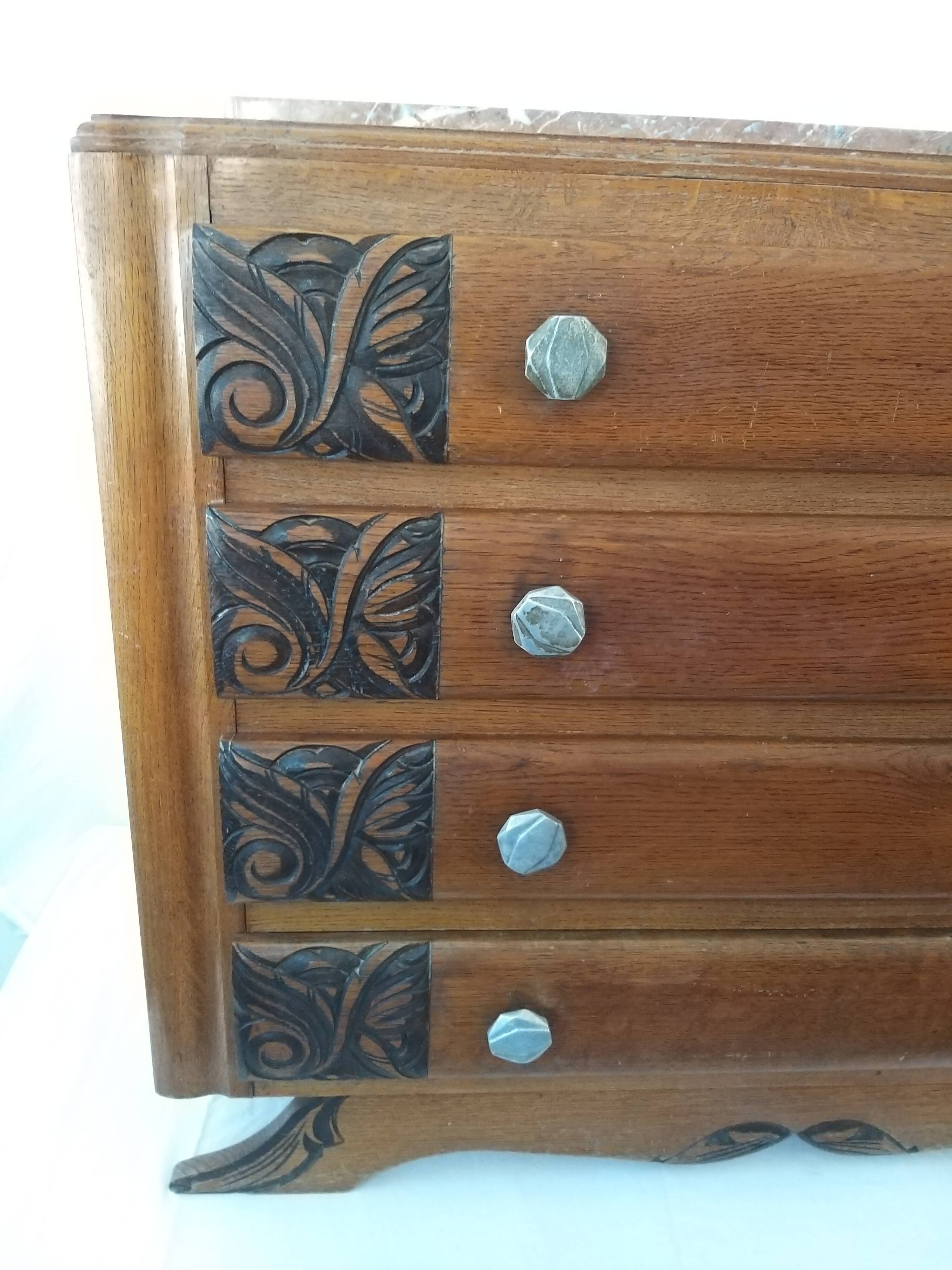 Commode 4 tiroirs art déco