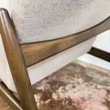 Kvadrat Customizable Pair Of Restored Mid Century Armchairs, 1960's