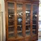 1900 walnut display case