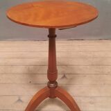Small circular pedestal table