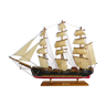 Former wooden navy model of an 18th century Spanish frigate. Fragata siglo XVIII