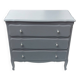 Belle commode vintage 1980 rajeunie couleur grise
