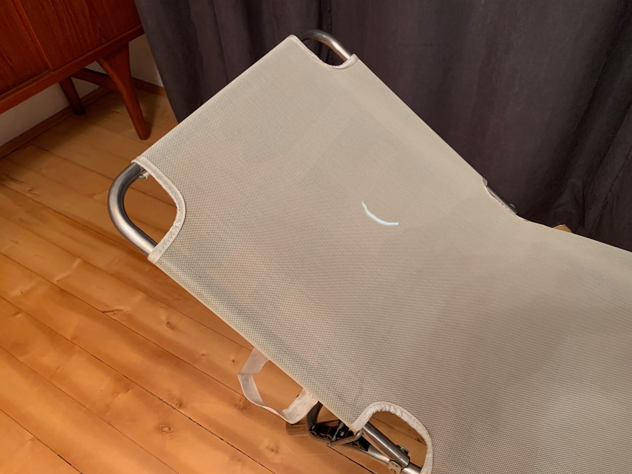 Fiam deckchair, Italy, 1980s