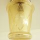 Ancient lantern of the 50s golden glass