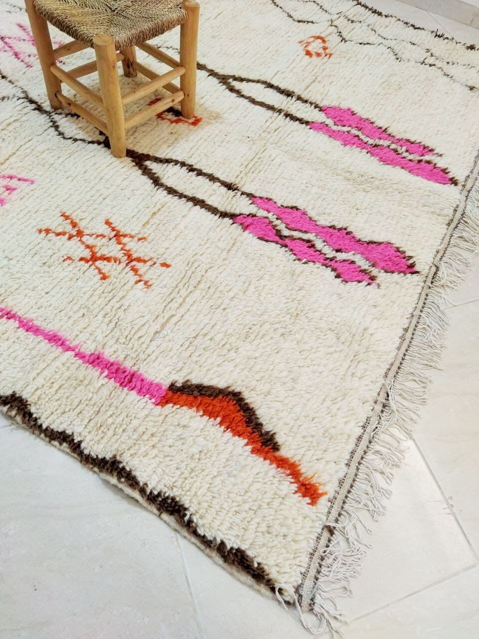 Tapis berbère abstrait 285 x 200 cm