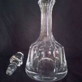 Carafe à whisky Art Déco en cristal taillé