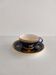 Cup and saucer earthenware from Gien - Blue Peony Decor / China