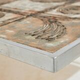 Steel and ceramic coffee table