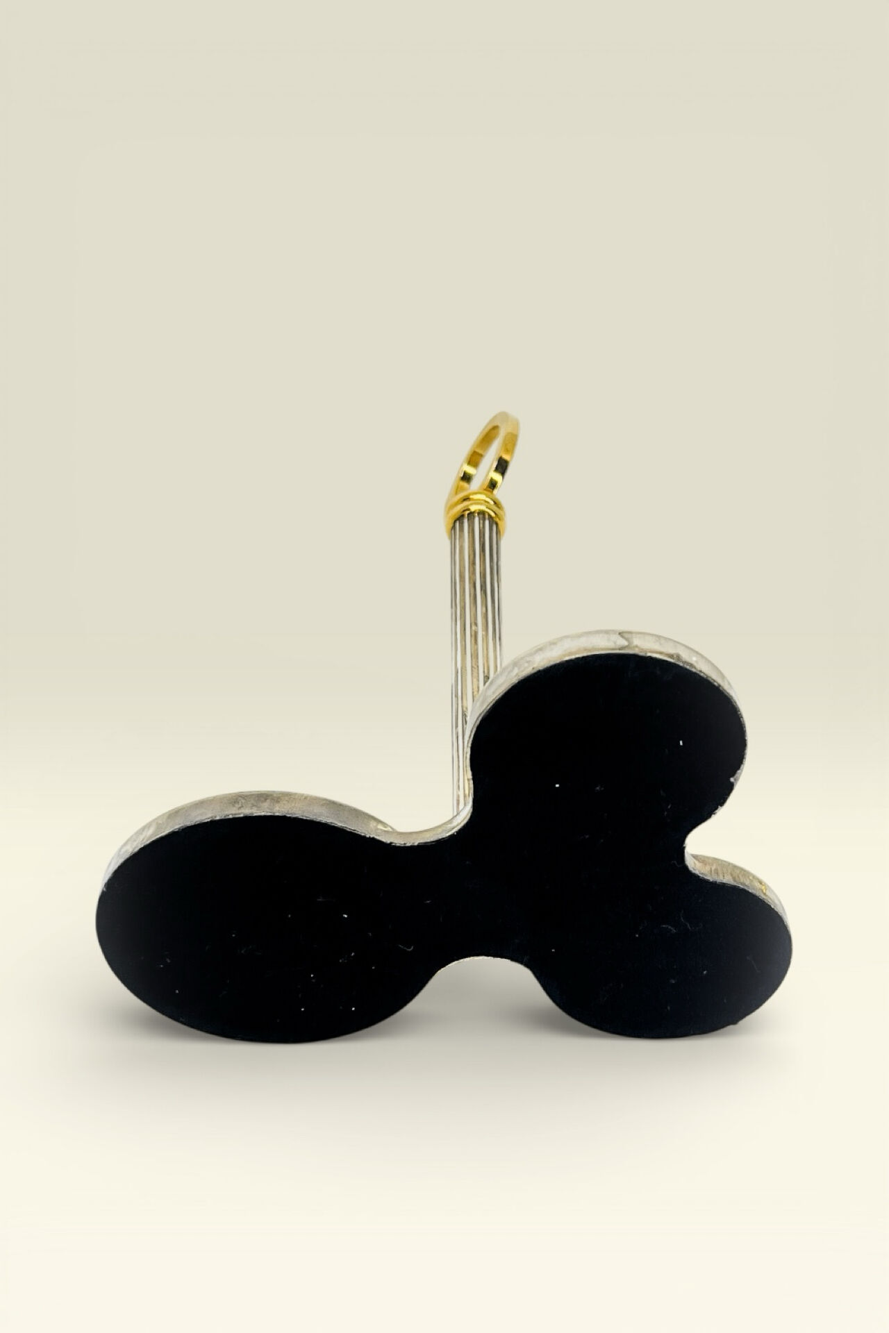 Elegant antique metal/brass condiment set
