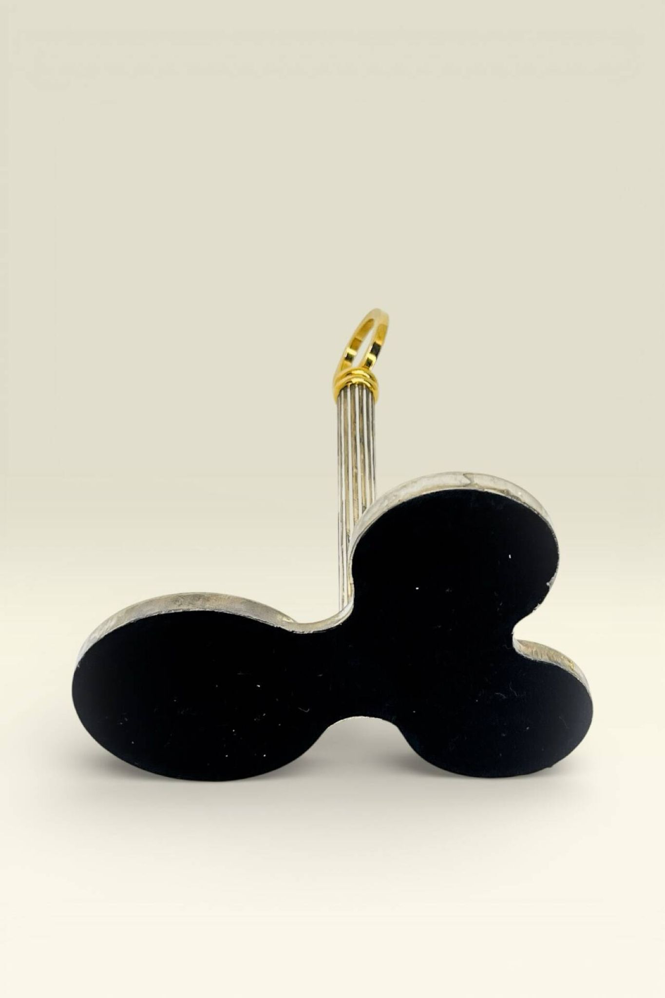 Elegant antique metal/brass condiment set