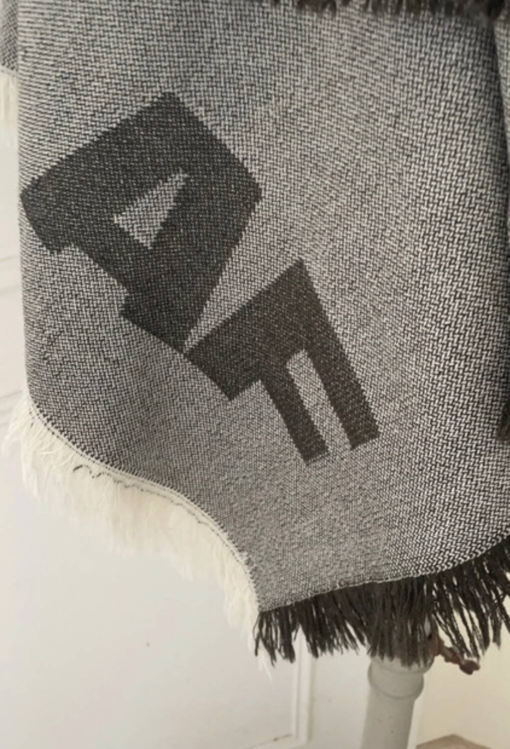 plaid Air France laine vierge