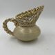 Beige vase in the shape of a jug, Art Deco, Thulin pottery.