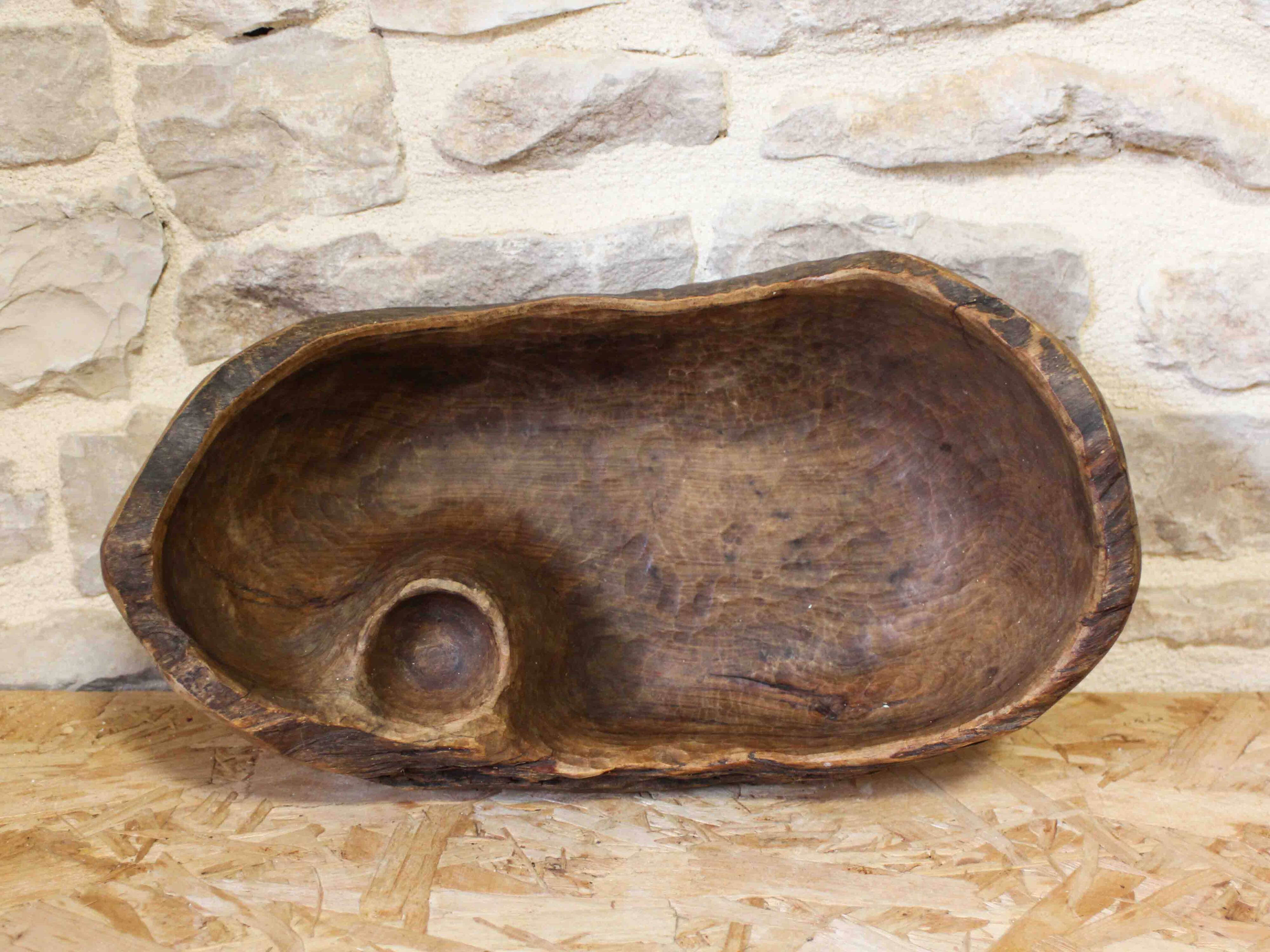 Olive wood cup, Brizard, Provence