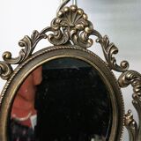 Miroir en laiton 11x13cm