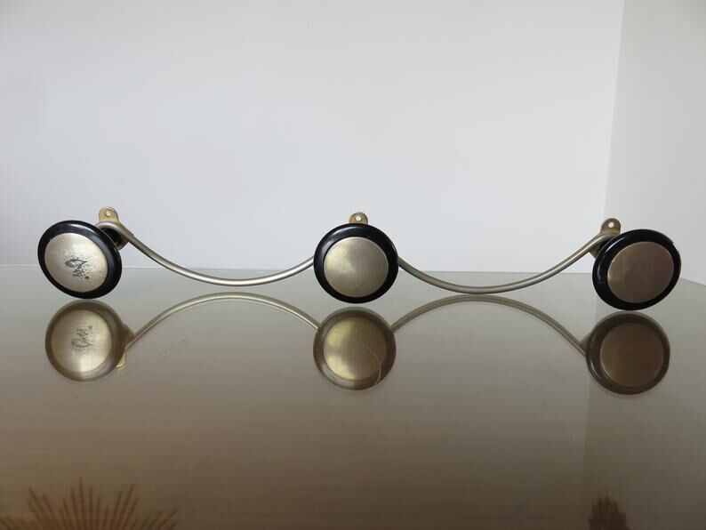 Bakelite coat door and gold metal 50 60s