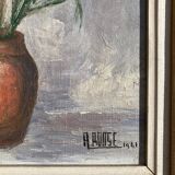 André Roose (Né en 1925), Le bouquet, huile sur toile encadrée