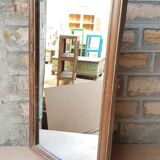 Ancient Burmese teak mirror