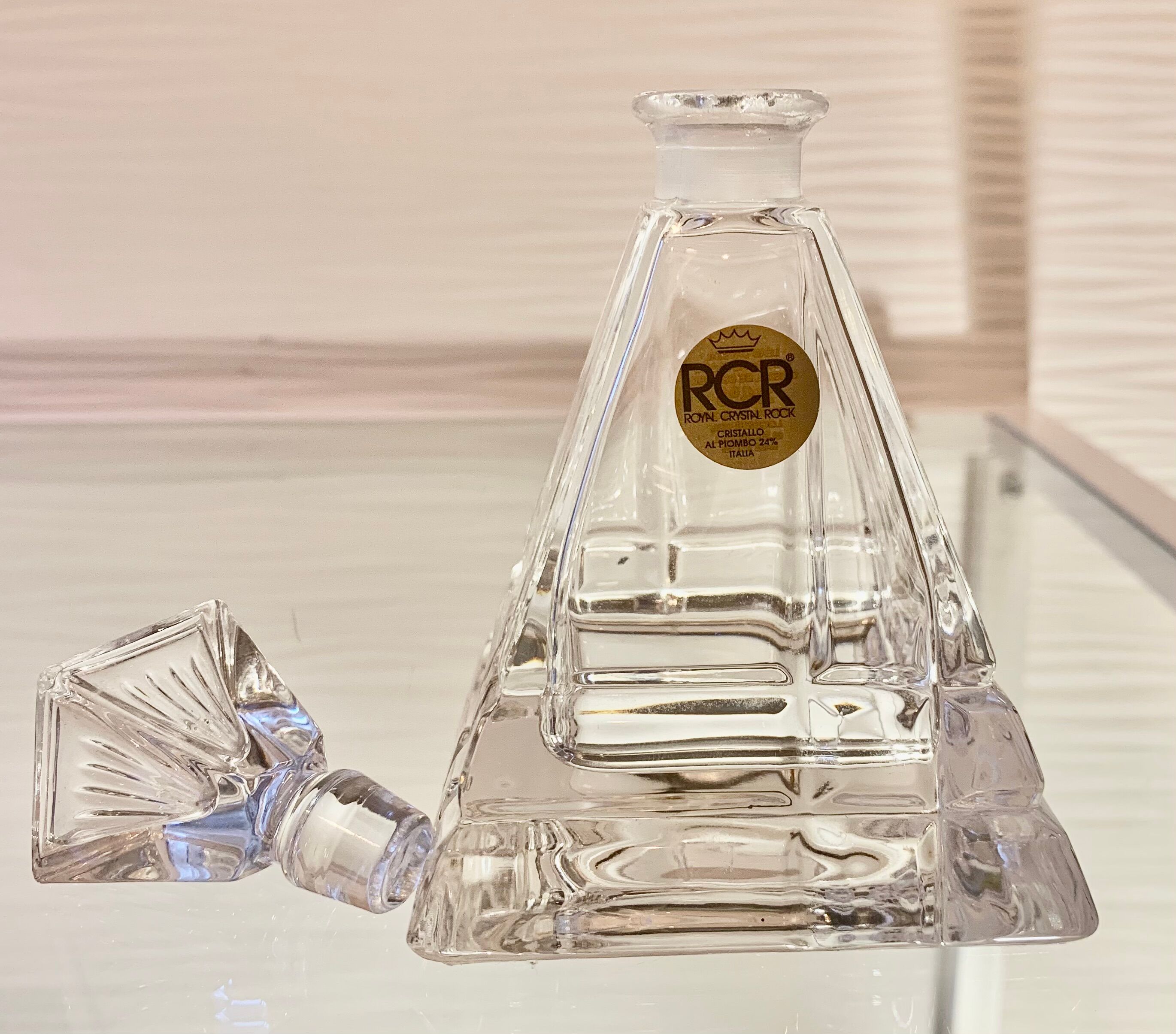 Trio RCR crystal perfume bottles