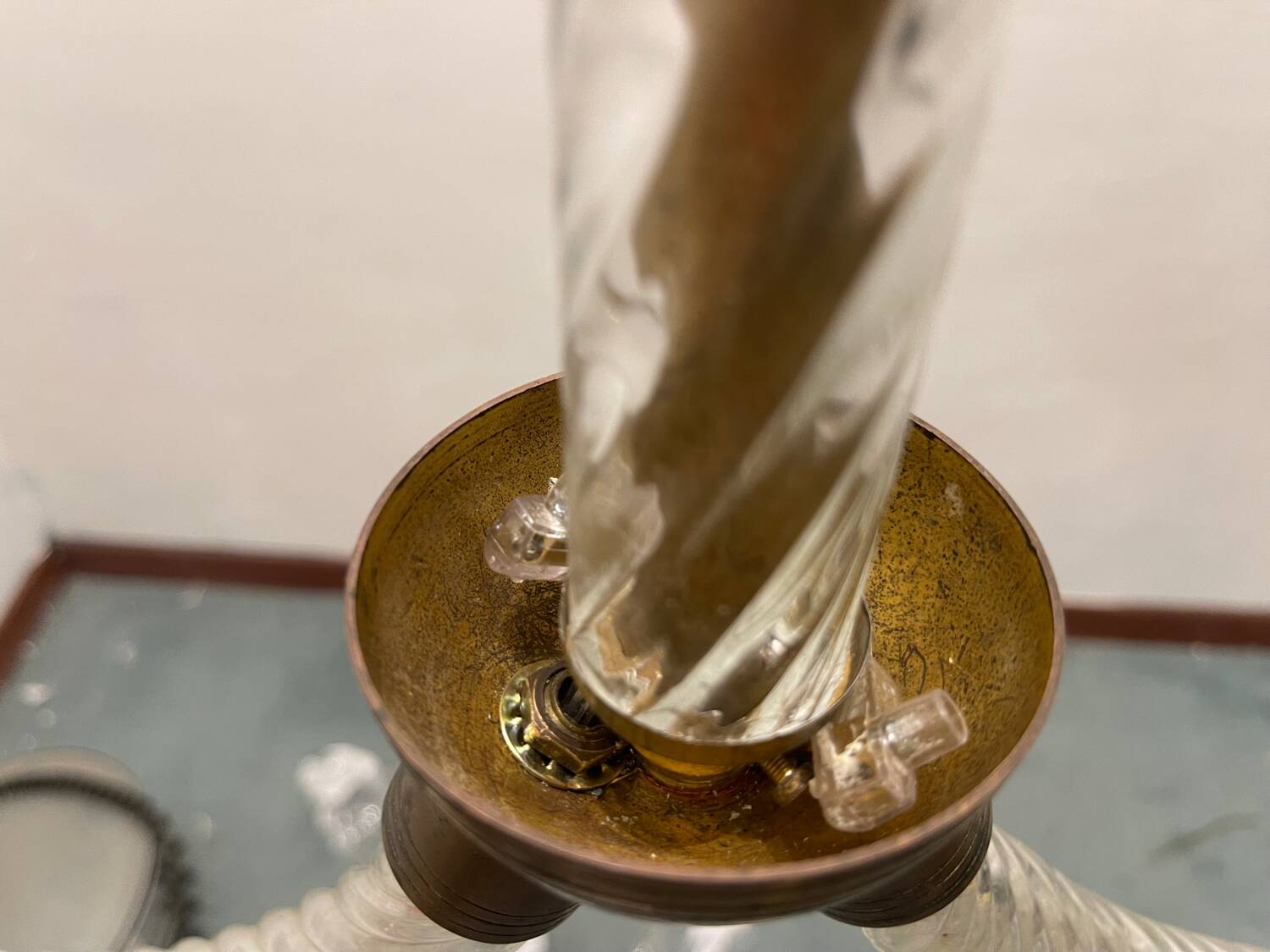 Art Deco Murano Glass Barovier Light Pendant 1940’s