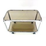 Seventies tubular serving trolley