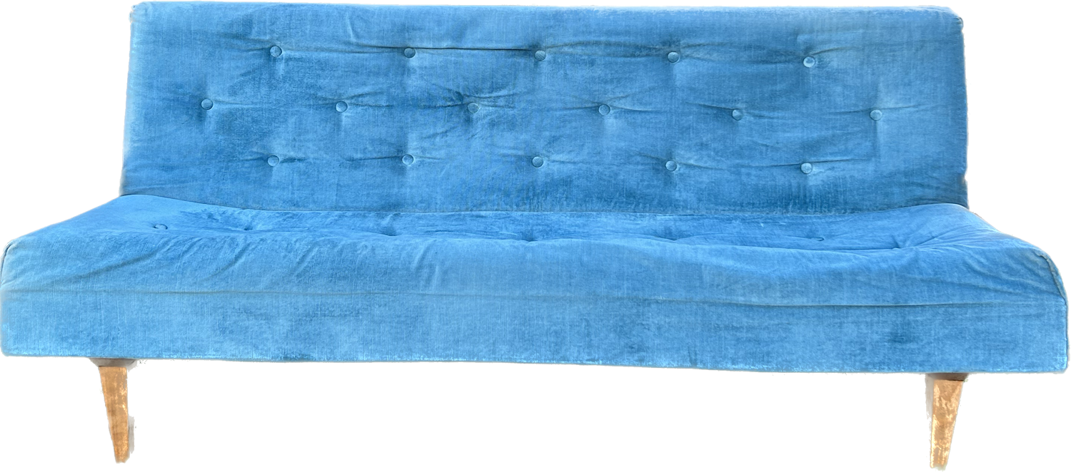 Scandinavian sofa bed touch velvet