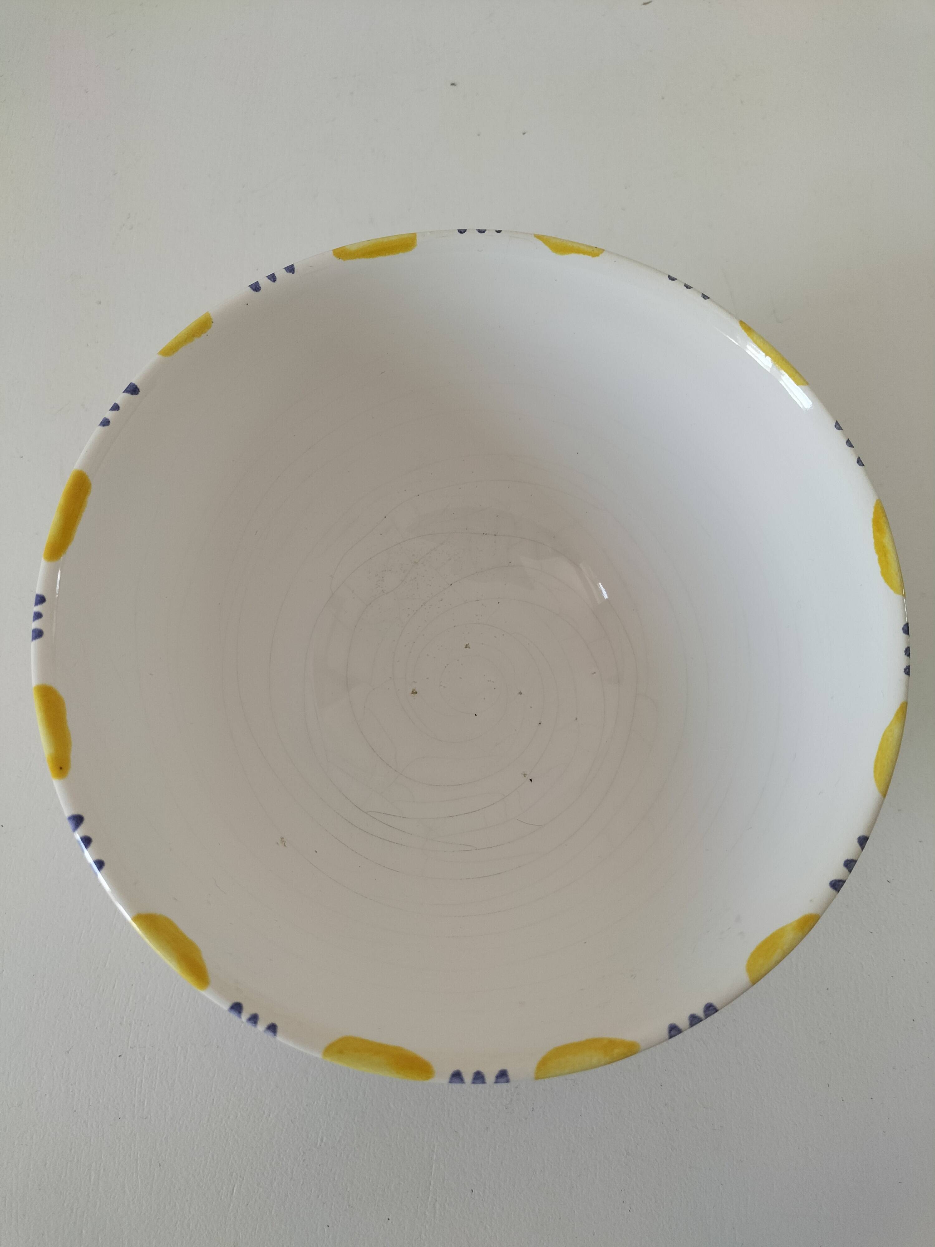 Revisited Breton bowl – Original signed painting – Unique piece