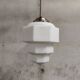 Art deco skyscraper pendant light 1930s